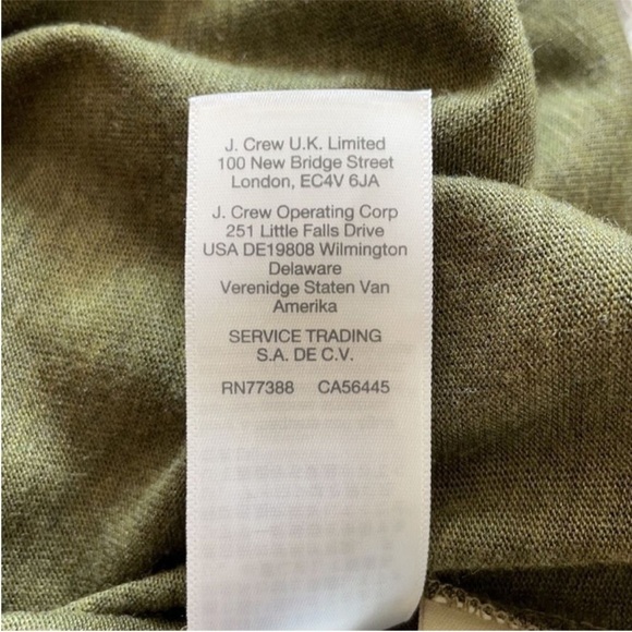 Madewell Green Highpoint Dolman Sleeve Pull On Shirt. 
Size XS. New With Tags. - Picture 10 of 11